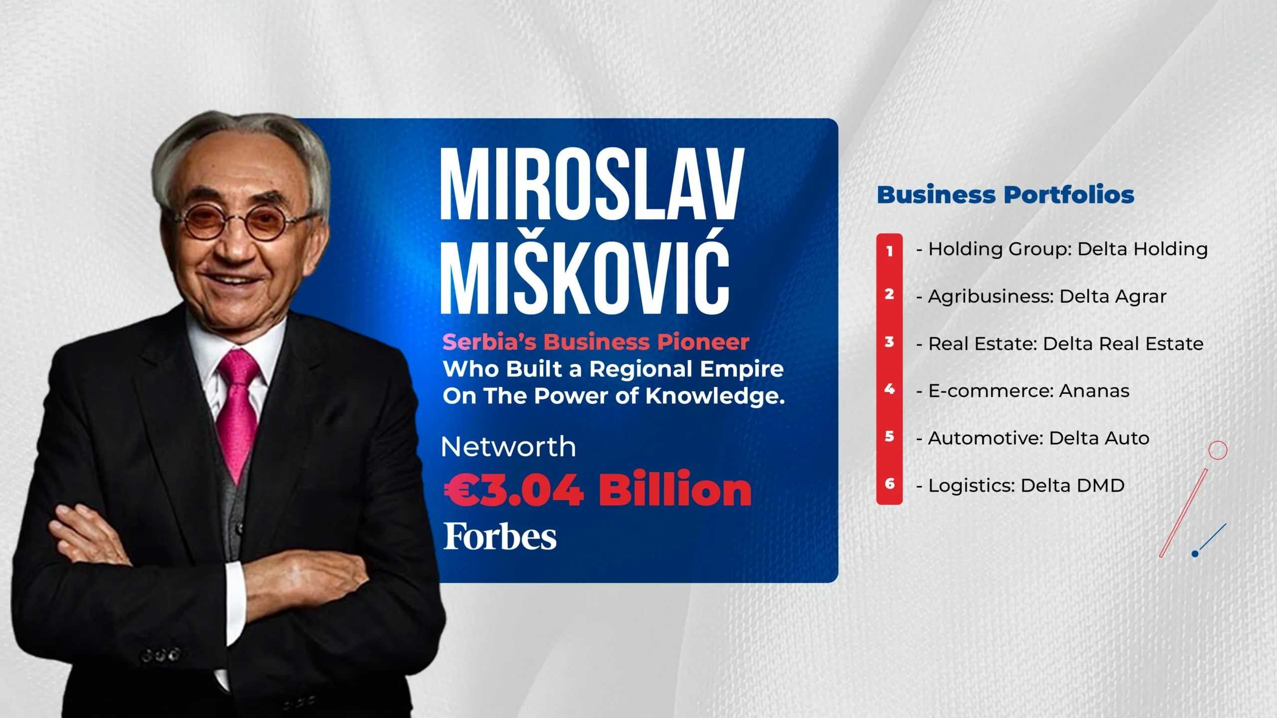 Balkan Business Leaders: How Miroslav Mišković Built Delta Holding Into a Serbian Powerhouse