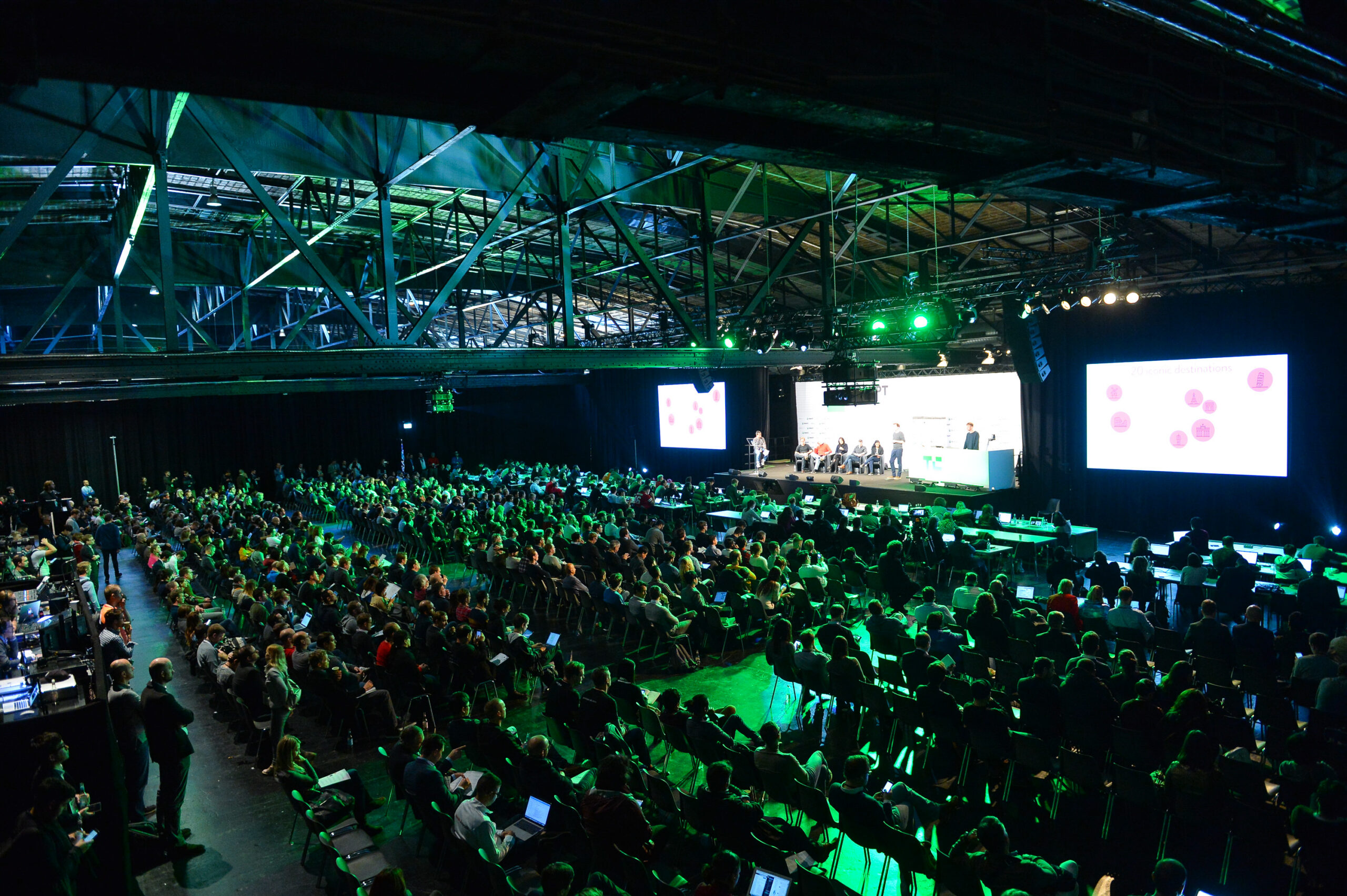 General atmosphere at TechCrunch Disrupt Berlin 2017 at Arena Berlin.