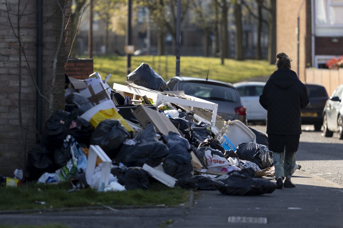 Rubbish piles up on the street - like the Winter of Discontent